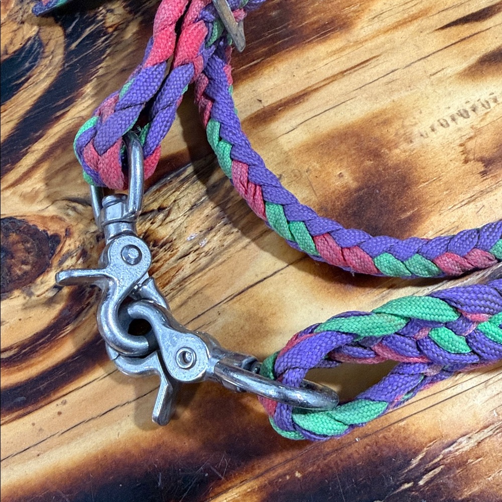 2 sets of braided barrel reins - Picture 2 of 5